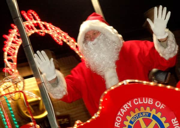 Santa's sleigh on the streets of Melton PHOTO: Tim Williams