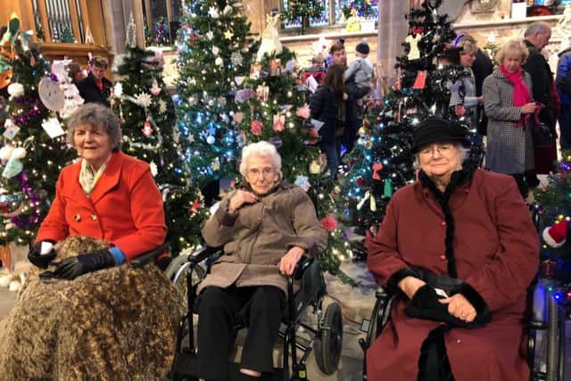 The Amwell's residents admire the trees PHOTO: Supplied