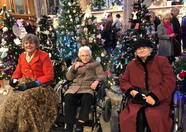 The Amwell's residents admire the trees PHOTO: Supplied