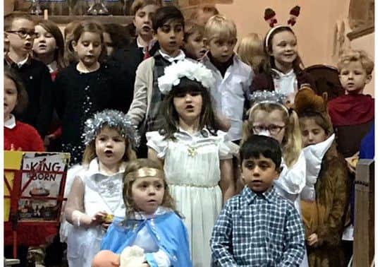 'A King is Born' was the name of Thrussington's Christmas production. The whole school performed to a packed church PHOTO: Supplied