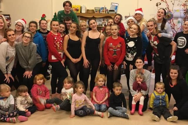 The children of Oasis with their entertainers PHOTO: Supplied