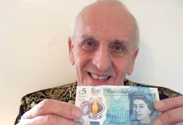 World-renowned micro-engraver Graham Short who etched Jane Austen portraits on a limited edition fiver which could be worth up to Â£50,000 to a lucky Melton shopper after being spent secretly at Ye Olde Pork Pie Shoppe in December 2016. EMN-171221-163552001