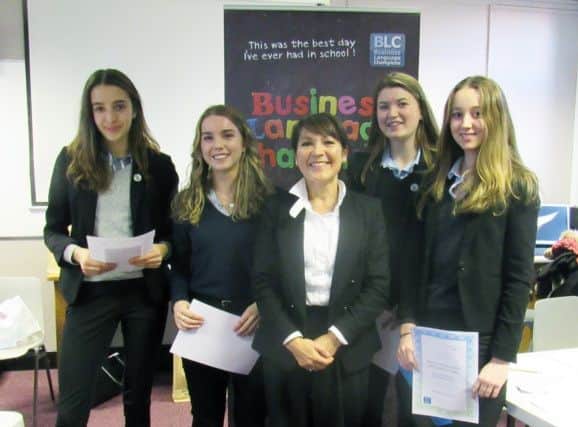 Year 12 students from Ratcliffe College - Hebe Jackson, Sarah Astill, Molly Edwards and Olivia Delargy PHOTO: Supplied