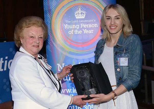 The overall Lord-Lieutenants Young Person of the Year for 2017 went to Ciera Taylor PHOTO: Leicestershire County Council
