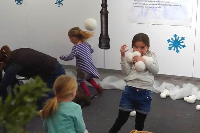 Take part in an indoor snowball fight PHOTO: Melton Carnegie Museum/Bob Thompson