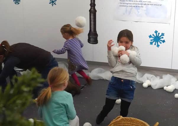 Take part in an indoor snowball fight PHOTO: Melton Carnegie Museum/Bob Thompson