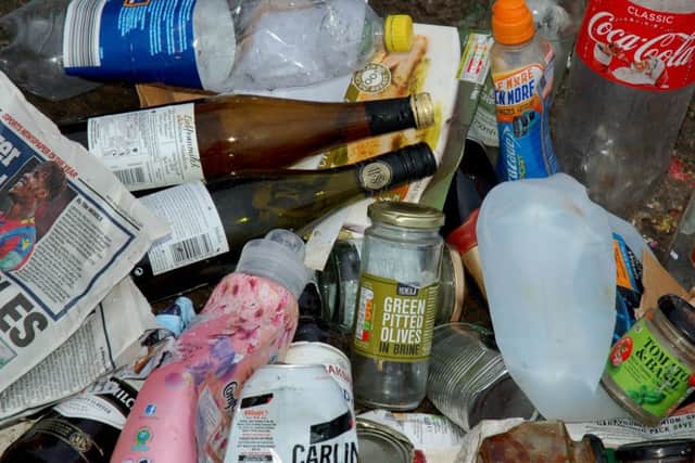 Some of the legitimate recycling materials discarded by Melton residents EMN-180801-171909001