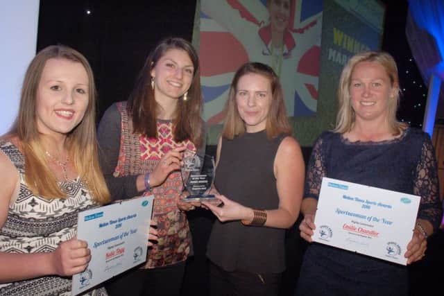 Our 2016 Sportswoman of the Year was international cross country runner Mari Smith (second left) EMN-180901-171055002