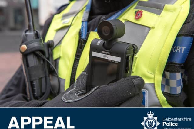 Leicestershire Police have sent out an appeal to the public EMN-181001-151613001