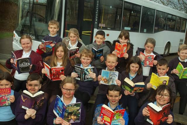 Children at Swallowdale Primary School are excited at the prospect of getting a comfy reading space PHOTO: Tim Williams