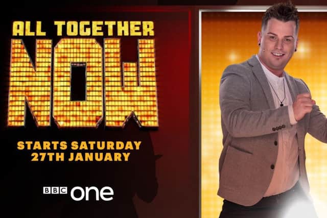 Dylan Hutchinson, a Melton man who stars in new BBC1 singing talent show, All Together Now, as one of the judging panel EMN-180119-144055001
