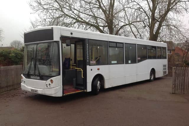 The new bus at Swallowdale Primary School purchased by Friends of Swallowdale (PTA) PHOTO: Supplied