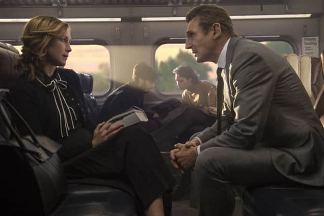 Vera Farmiga as Joanna and Liam Neeson as Michael MacCauley PHOTO: PA Photo/Lionsgate Films/Jay Maidment