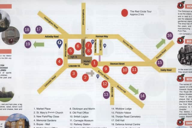 The Melton Mowbray First World War Centenary Trail, featuring buildings which were important to residents and service personnel during the conflict EMN-180219-171543001