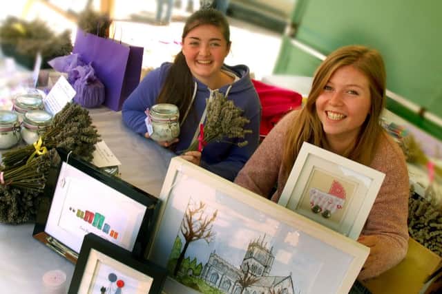 Jenny Dennis of Lovely Lavender and Becca Simmons of Beccas Design PHOTO: Tim Williams