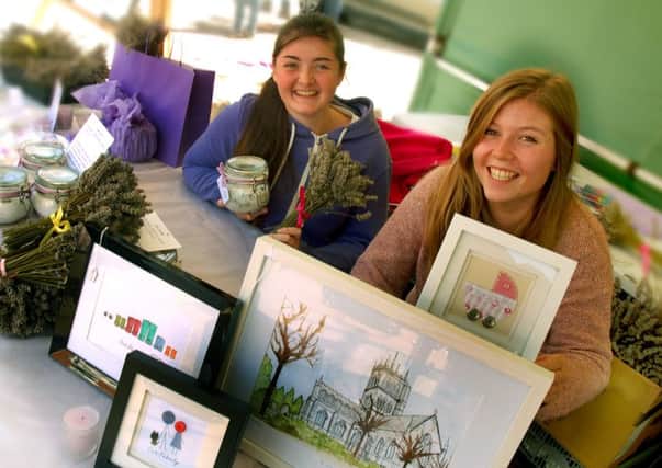 Jenny Dennis of Lovely Lavender and Becca Simmons of Beccas Design PHOTO: Tim Williams