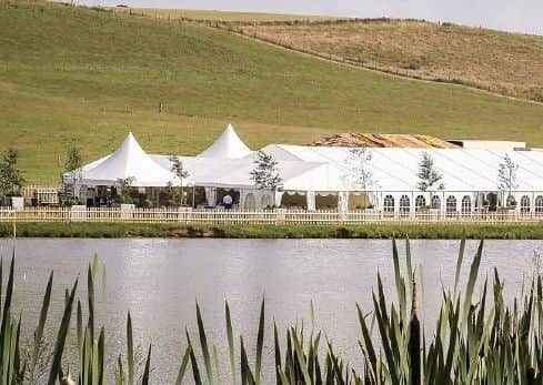 The Lakeside Marquee at Belvoir Castle PHOTO: Belvoir Castle