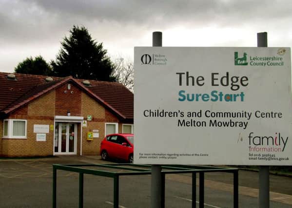 The Edge in Melton, venue for one of the children's centres which could be closed by the county council to streamline family support services EMN-180222-153806001