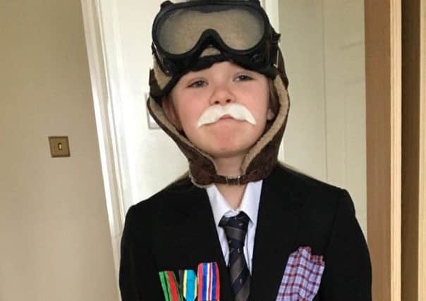 Lucy Woodcock (11), of Brownlow Primary School, dressed as 'Grandpas Great Escape.' A book character by David Walliams PHOTO: Supplied