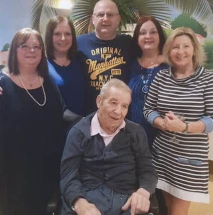 Patrick (Paddy) Lohan pictured recently with son Christopher and daughters Maureen, Judy, Sandra and Katie EMN-180703-100542001