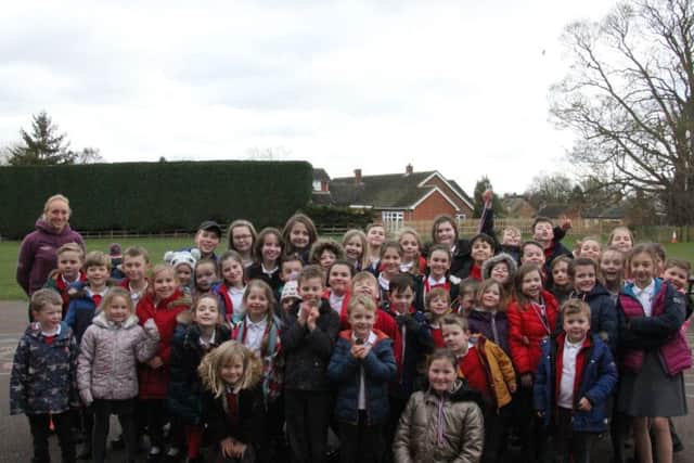 'The Daily Mile' is part of the children's school day in Great Dalby PHOTO: Supplied