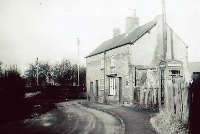 Cottage where pub car park now is in Hoby PHOTO: Supplied