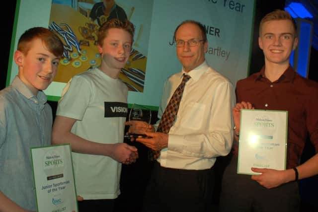 James returned home and was named Junior Sportsman of the Year at the Melton Times Sports Awards EMN-180703-120701002