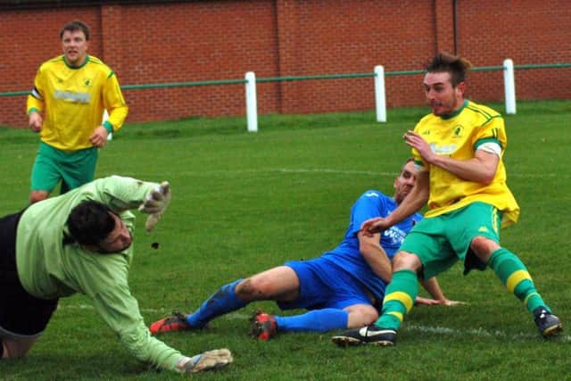 Mark Tinsley was in the right place at the right time to add the decisive second agaimst Gedling EMN-180314-085359002