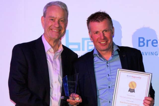 From left, Alan Smith, MD at Brett Landscaping, and David Greaves, of David Greaves Landscape Design.