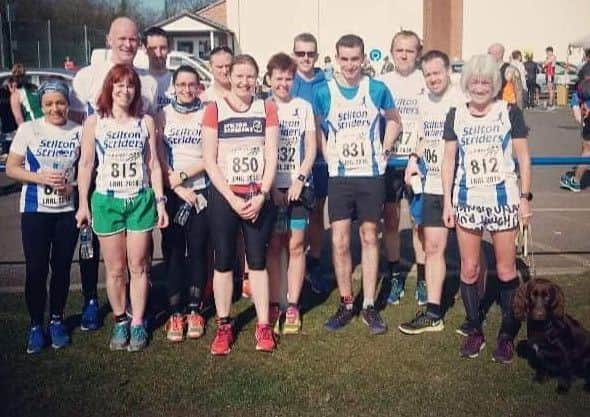 The Stilton Striders out en masse at the Desford 5 EMN-180327-190548002