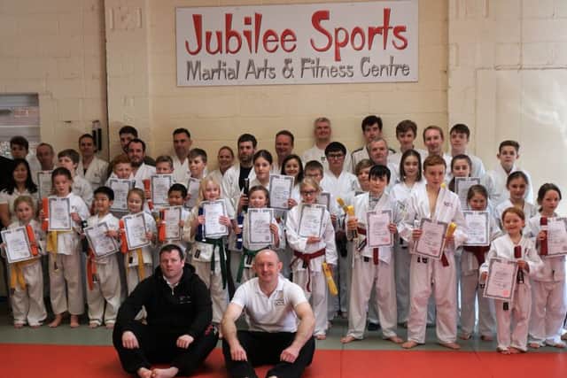 Melton Jujitsu presented 44 students for belt gradings EMN-180323-174728002