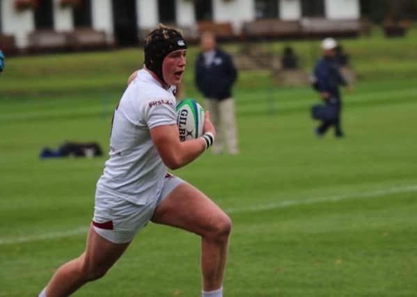 Former Leicester Tigers academy player Harry is set to make his international debut for England Counties next week EMN-180327-130650002