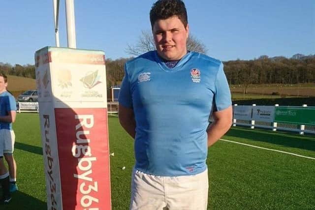 Melton RFC Colt Isaac Thompson is also in the England Counties squad EMN-180327-131149002