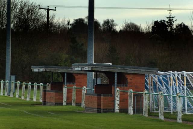 A familiar sight this season as Asfordby FC's Hoby Road ground is deserted on matchday EMN-180404-140800002