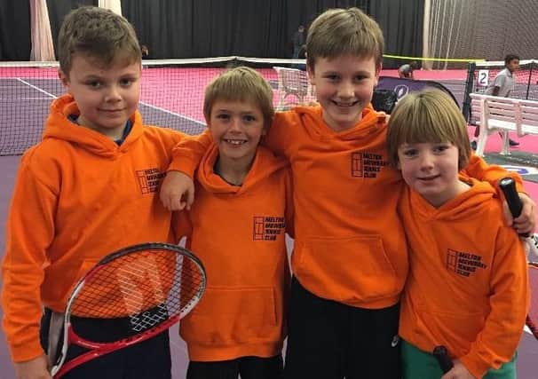 Melton Mowbray Tennis Club's title-winning 8s and under squad EMN-180304-143256002