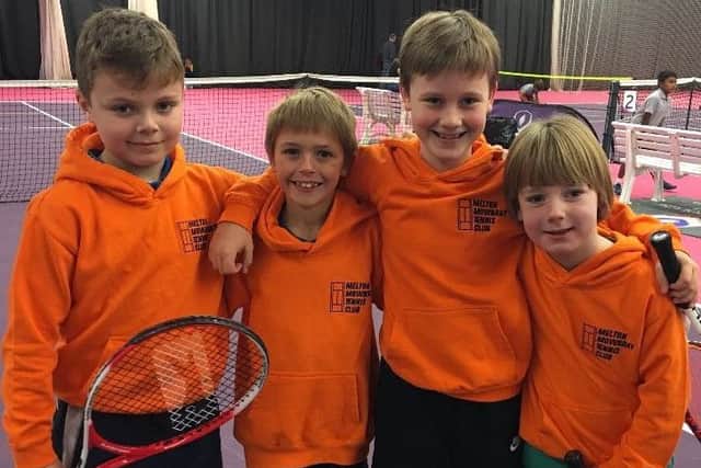 Melton Mowbray Tennis Club's title-winning 8s and under squad EMN-180304-143256002