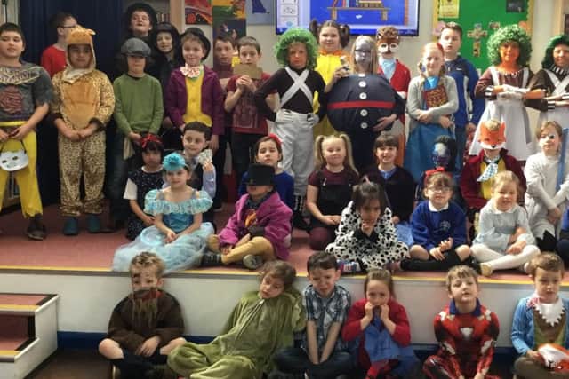 Children in their Roald Dahl book character costumes PHOTO: Supplied