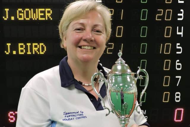 EIBA Women's Singles champion Janice Gower (Blackpool Newton Hall) EMN-180204-173244002