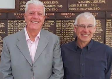 Melton Golf Club seniors captain Jerzy Schmidt (right) EMN-180304-114353002