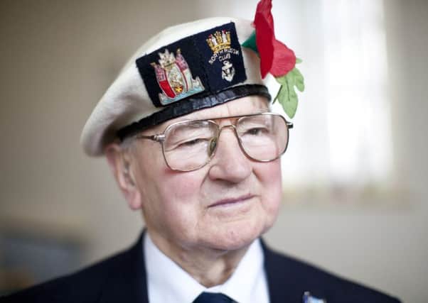 Age UK day centre user Joseph Jones (92), a former World War Two Royal Navy regiment sailor PHOTO: Georgie Scott