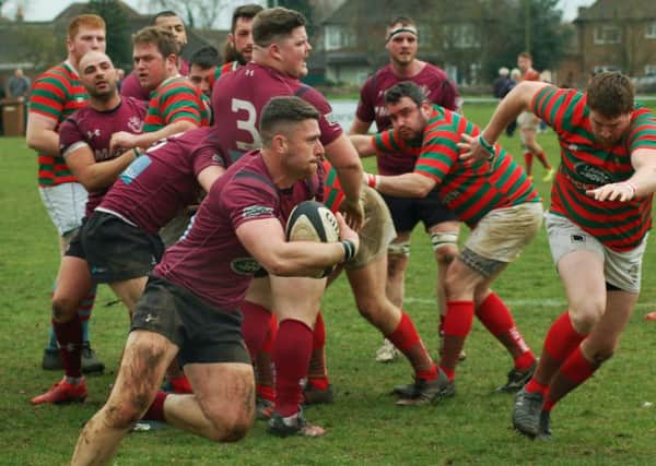 A Leon Gormley break leads to another Melton try