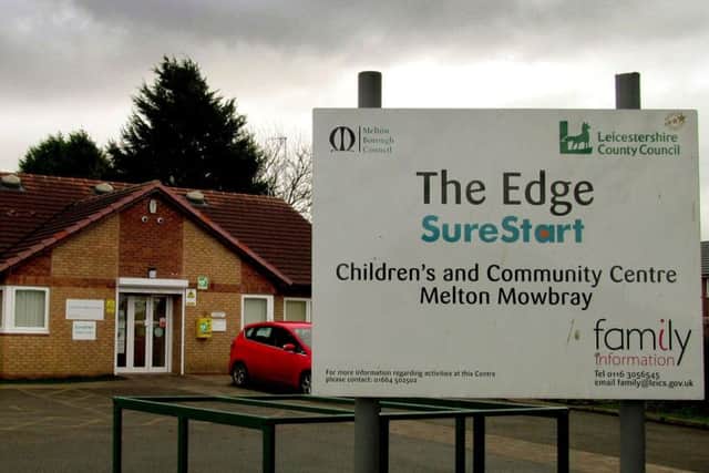 The Edge in Melton, venue for one of the children's centres which could be closed by the county council to streamline family support services EMN-180604-160419001