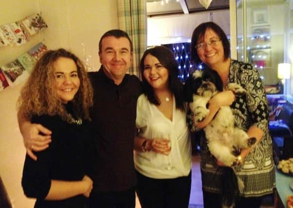 Leah Reek, who was killed in an explosion in Leicester, pictured with her parents and sister Molly EMN-180904-165018001