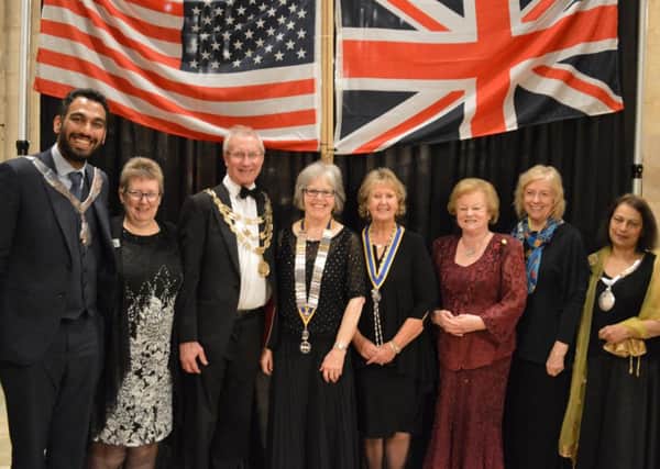 Special guests at the club's 90th charter dinner PHOTO: Supplied