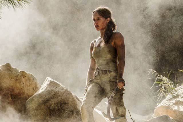Alicia Vikander as Lara Croft in Tomb Raider PHOTO: PA Photo/Warner Bros