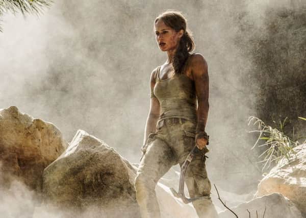 Alicia Vikander as Lara Croft in Tomb Raider PHOTO: PA Photo/Warner Bros