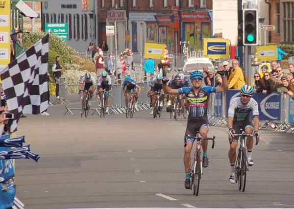 Dan Fleeman was a popular winner as he sprinted to victory along Sherrard Street last April EMN-181104-182245002