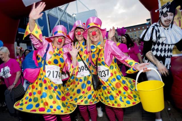 Some of the participants in Saturday's LOROS Twilight Walk 10k EMN-180417-162037001