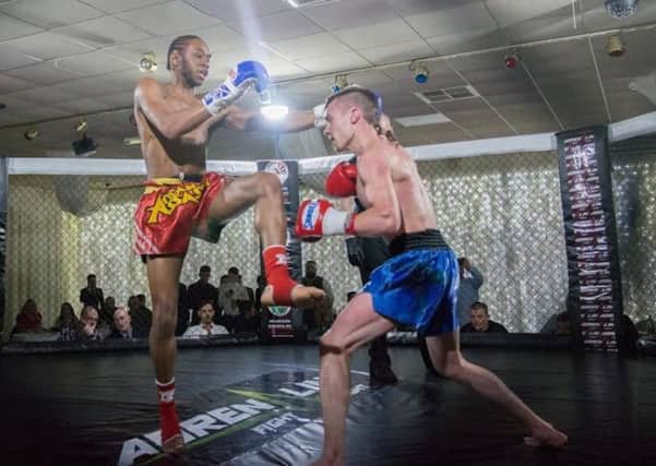 Tyree Stevens in action in Swansea EMN-180418-135840002
