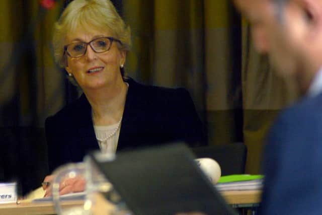 Planning Inspector Mary Travers pictured on the opening day of the Melton Local Plan Examination EMN-180424-131944001